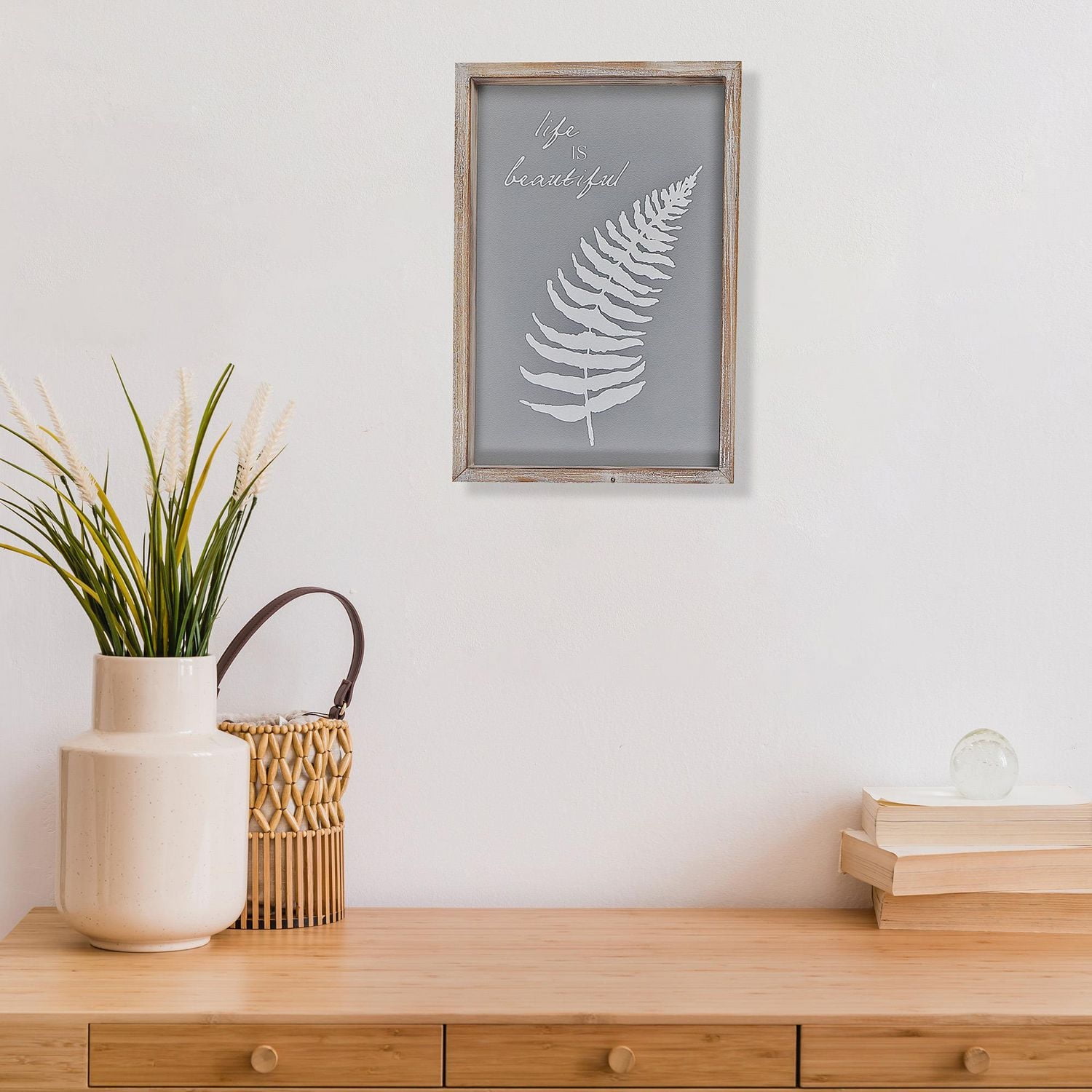 Le Signe Mural En Bois Encadré Est Magnifique