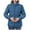 Blue, variant on LEBONYARD Women's Trendy Zip-Up Hoodless Stand Collar Short Length Down Jacket Long Sleeve Solid Colored Pocket Ladies Winter Warm Puffer Jacket Coat