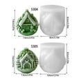 thumbnail image 3 of Silicone Moulds Christmas Houses Molds Ornament Molds Epoxy Resin Molds Plasters Molds for Making, 3 of 8