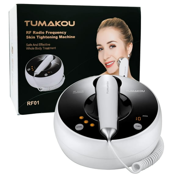 Radio Frequency Skin Tightening Machine - TUMAKOU RF Facial Skin Radiofrecuencia Device for All Body, Face -with The Effective Bipolar Radio Frequency Technology