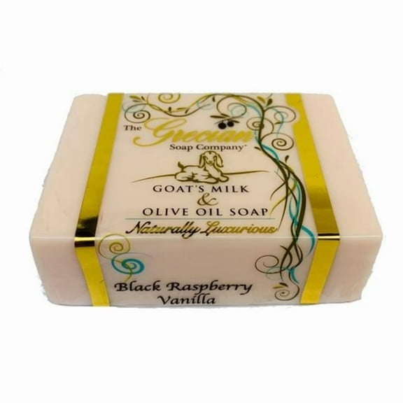 5 oz Black Raspberry Vanilla Goats Milk Soap Bar