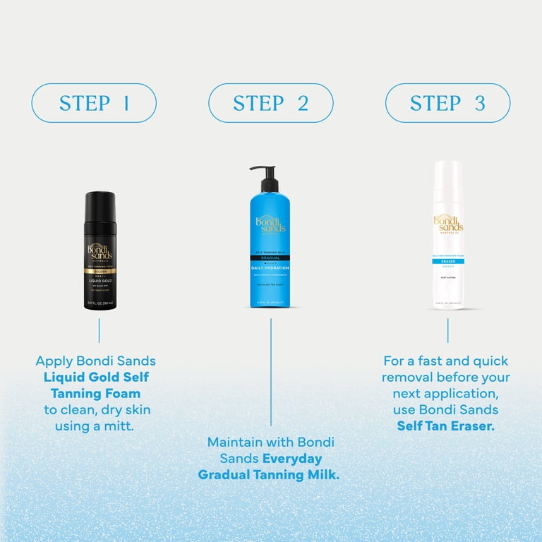 Bondi Sands Liquid Gold Sunless Self Tanner Foam 5.07 fl oz - Walmart.com Bondi Sands Liquid Gold Sunless Self Tanner Foam 5.07 fl oz - Walmart.com