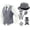 A-Grey596, variant on Men's 1920S Vintage Gangster Party Fancy Set Mafia Roaring Twenties Dress Up Tuxedo