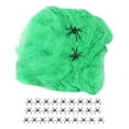 thumbnail image 2 of Dserhfy Colorful Halloween Spider Web Stretchable Cotton Cobwebs Elastic Scary Party Scene Props for Halloween Christmas Eve Parties, 2 of 8