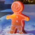 thumbnail image 2 of Union Products Outdoor Light Up Gingerbread Person Garden Decor Statue, 2 of 2