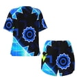 thumbnail image 5 of Lsque Geometry Dash Women's Short-Sleeved Pajama Set - 2 Piece Soft and Lightweight Sleepwear Set-Small, 5 of 9