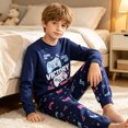 thumbnail image 2 of FEDPOP Boys Pajamas Little Big Boys 2-Piece Sleepwear Set Kids Pjs Size 10, 2 of 7