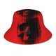 thumbnail image 1 of Balery Minimalist Skull Red Sombreros para el sol para hombre y mujer, sombrero de pescador con UPF 50+, 1 of 6
