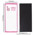 thumbnail image 2 of Inkdotpot Pack of 6 Funny Magnetic Dry Erase List For Fridge, Wipe Clean w/ NoStain, Quick Notes Shopping & Grocery List Whiteboard for Fridge, 8.75" x 3.8"(Llama), 2 of 6