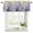 Indigo Yellow, variant on Lavender Curtain Valances for Windows, Kitchen Valance Window Treatments Panel 2 Pack, Purple Floral Spring Country Nature Wildflower Plant Rod Pocket Short Curtains for Bathroom Bedroom 42 x 12 Inch