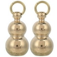 thumbnail image 1 of 2Pcs/Set Brass Pendant, Keychain, Exquisite Pure Handmade Large Size Girl For DIY Enthusiast Brass 2.9cm Height 1.55cm Diameter, 1 of 8