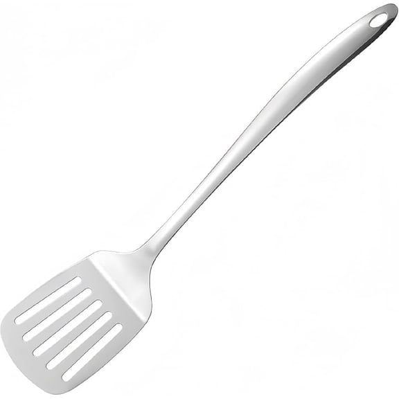 IMEEA Stainless Steel Spatula Set Metal Spatulas for Kitchen Use Slotted Turner for Cooking, 13.5-Inch