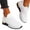 Blanc, variante sur Gupgi Chaussures de Marche pour Femmes Espadrilles Décontractées en Maille Confortables Chaussures Décontractées en Tissu Extensible Respirantes