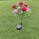 thumbnail image 4 of Toystoory Luces de flores con energía solar Patio Jardín Luz de piso al aire libre Luces decorativas para césped al aire libre Iluminación y accesorios Púrpura, 4 of 6