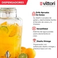 thumbnail image 2 of Dispensador de Bebidas, Dispensador Vitrolero de Agua, Vitrolero de Vidrio con Tapa de Clip, 8 Litros, 2 of 5