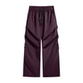 thumbnail image 3 of Pantalon Décontracté à Coupe Ample et Jambe Droite pour Tous les Jours avec Design Plissé, Adapté à la Mode de Rue Extérieure d'Automne et au Style Polyvalent, 3 of 4