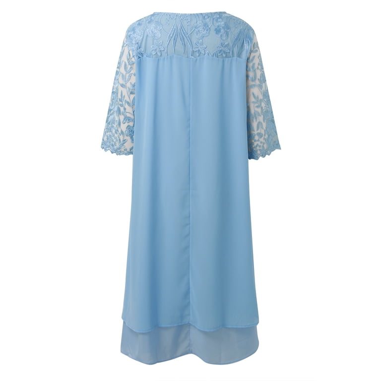 knee length dresses for ladies Alma Embroidered Maxi Dress Black / M main image 0