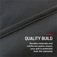 thumbnail image 6 of Nexgrill Premium 56" Gas Grill Cover, Water-Resistant Heavy Duty Polyester, Adjustable Straps, Built-in Pouch, Designed for 720-1012, 720-0925PA and Standard 3 & 4-Burner BBQ Grills - 700-20143, 6 of 9