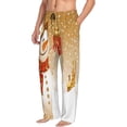 thumbnail image 2 of Xecao Christmas Snowman Gift Men's Straight Lounge Pajama Pants: The Ultimate in Comfortable Sleepwear, 2 of 9