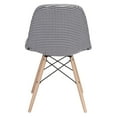thumbnail image 3 of zuo modern sappy houndstooth upholstered dining chair, 3 of 5