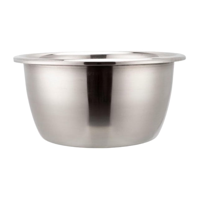 Cuenco de acero inoxidable grueso para lavar y hornear, recipiente grande para mezclar 24 cm