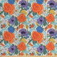 thumbnail image 1 of Spring Fabric by the Yard Upholstery, Floral Nature Themed Nostalgic Colorful Bloom Pattern with Wild Flowers, Decorative Fabric for DIY and Home Accents, 10 Yards, Multicolor by Ambesonne, 1 of 2