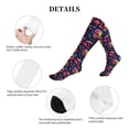 thumbnail image 5 of Rateoe Skull mushroom Compression Socks for Women and Men 20-30mmHg-Circulation Support Socks Knee High Nurse Pregnant Running Medical and Travel Athletic, 5 of 7