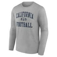 thumbnail image 2 of Men's Gray Cal Bears First Sprint Team Long Sleeve T-Shirt, 2 of 3