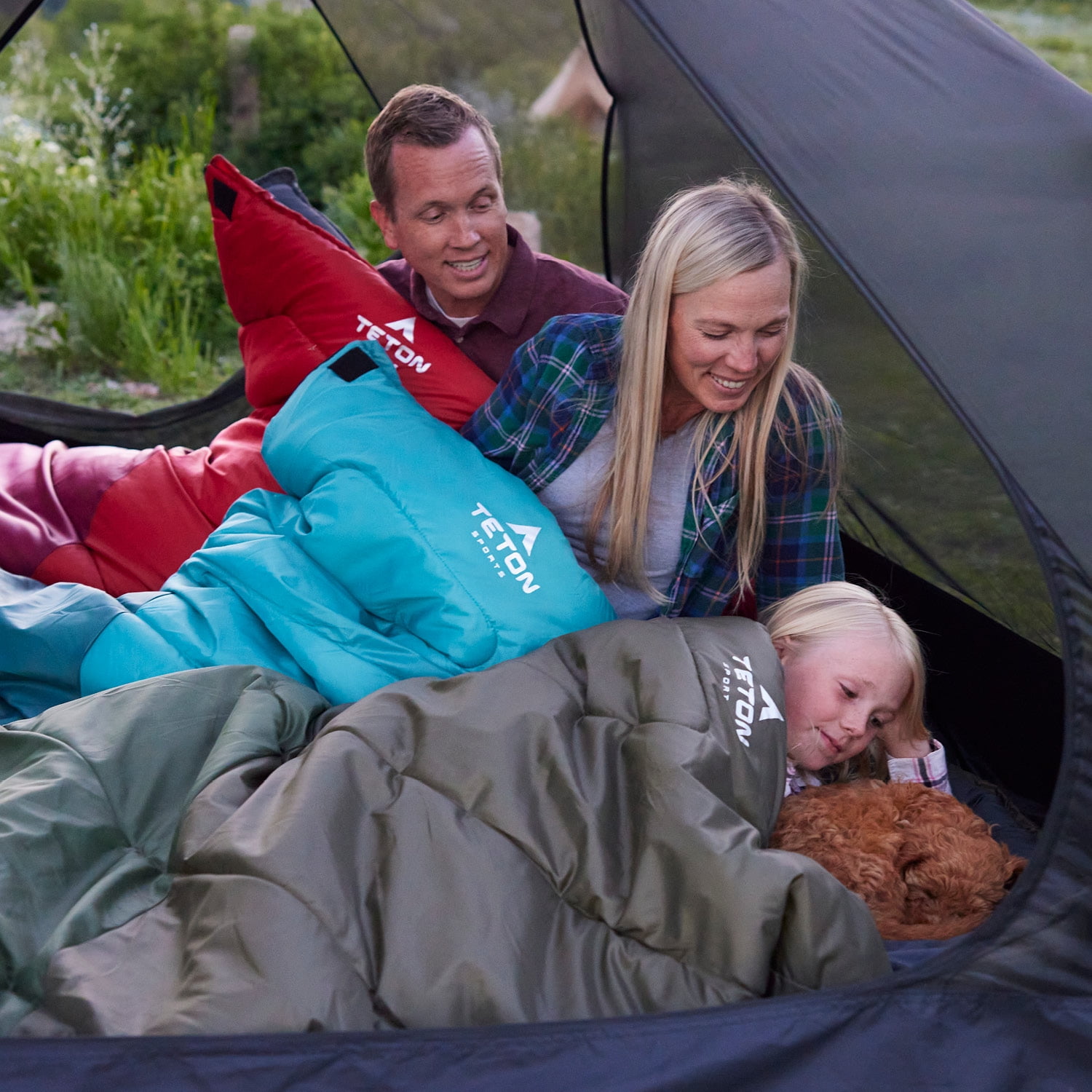 Teton Everyday Celsius XL 40*F Sleeping Bag, Lagoon Blue