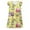 Yellow, variant on Girl Sleeveless Dress Summer Easter Print Small Flying Sleeve Night Children's Homewear Fashion Party Dresses for Toddler