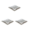 thumbnail image 1 of VONKY Soft And Comfortable Square Chair Cushion For Fitting Simple And Easy-care Anti-slide Seat Cushions Grey Triangles 3Set, 1 of 6
