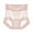 Pink, variant on Womens Underwear Plus Size Panties, Women's Seamless Shapewear Brief Panties, Lace Abdomen Mid-rise Waist And Hip Lift Breathable Underwear Briefs M