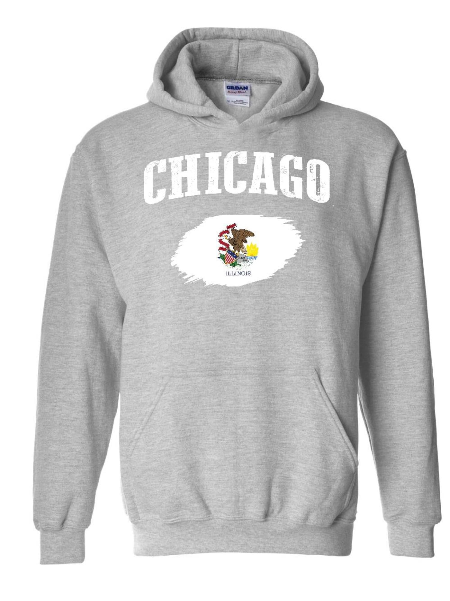 Unisex Chicago Hoodie Sweatshirt - Walmart.com - Walmart.com