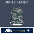 thumbnail image 5 of FORMRS School Backpack 17" Student Travel Bag with Laptop Compartment, Light Green Camouflage Design, 5 of 7
