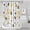 Bumble Bee, variant on Classic Elegant Shower Curtain, Vintage Floral Paisley Pattern Bathroom Drapes, 72x72 Inch Waterproof Quick Dry, Machine Washable with Metal Grommets