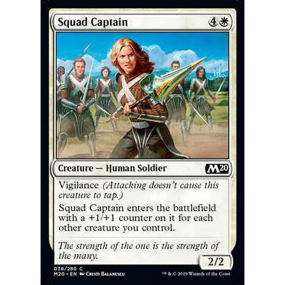 MtG Core Set 2020 Squad Captain #38