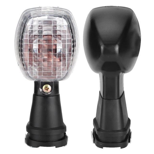 Horohoroe Luces indicadoras de señal de giro LED para motocicleta aptas para KAWASAKI ZXR 250R/400R/750R (negro+blanco)