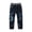style-01 Black, variant on Gubotare Toddler Jeans for Boys Boys Baggy Jeans for Kids Kid Casual Straight Wide Leg Jeans Loose Elastic Waist Denim Pants 18 24 Months (Black,18-24 Months)