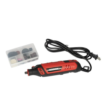 Arrow ROT4500K-A 1.6 AMP Rotary MultiTool Kit for Cutting, Sanding, Polishing, Grinding, and Scraping, Includes 50-Piece Accessory Set with Storage Container