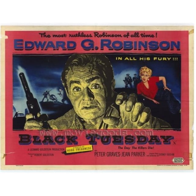 Posterazzi MOVCH8634 Noir Mardi Affiche de Film - 27 x 40 Po.