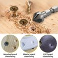 thumbnail image 2 of 6 Flute Countersink Drill Bit 90 Degree Point Angle Chamfer Cutting Woodworking Opener Countersink Tool Power Tool accessories, 2 of 4