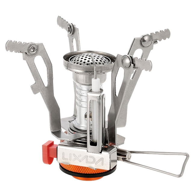 Graflsoa Réchaud de Camping Portable Compact Lixada avec Allumage Électronique, Idéal pour la Randonnée, le Randonnée et les Aventures en Plein Air