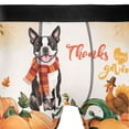 thumbnail image 4 of Happy Thanksgiving Boston Terrier with Turkey Pumpkins Autumn Vibes All Over Print Boxer Briefs Underwear for Men Dad Gentleman Dog Lover Gifts - 12018, 4 of 6