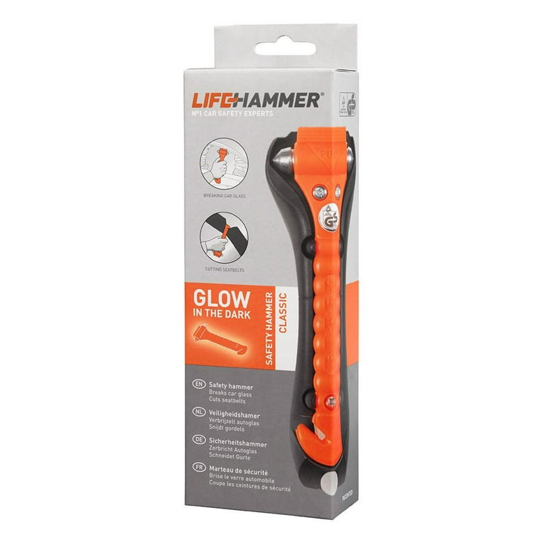 Lifehammer Rettungshammer Classic Glow in the Dark orange