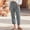 Gray plus size capri pants for women a1, variant on Cagogo Women Plus Size Capri Pants High Waisted Straight Leg Casual Trousers with Pockets Solid Summer Everyday Wear Lounge Party Bottoms, Army Green S