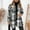 Black, variant on BLTIBY Women Jacket Coat Fall Winter Plaid Printed Thicked Button Loose Cardigan Overcoat Long Sleeve Top with Pockets Black L