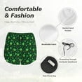 thumbnail image 4 of Balery Happy St. Patrick's Day Pattern Women's Running Shorts with Liner 2 Pockets Elastic Workout Athletic Gym Yoga Shorts-Medium, 4 of 7
