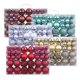 thumbnail image 4 of Juego de 100 bolas navideñas de 3, 4 y 6 cm en caja de PVC, brillantes, de color rosa mate, con bola colgante hueca para decoración de árbol de Navidad, 4 of 5