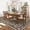 Brown, variant on GlowSol 2x6 Tiger Floral Brown Washable Runner Rug, Anti-Slip Low Pile Non-Shedding for Kitchen Entryway Bedroom