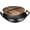 Black with Lid, variant on Bruntmor Skillets & Frying Pans Pre-Seasoned Cast Iron Wok Black 14-inch W Large Loop Handles